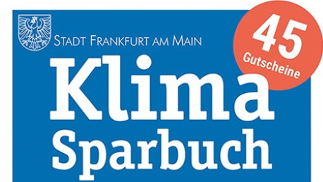 Schriftzug Klimasparbuch © Stadt Frankfurt am Main