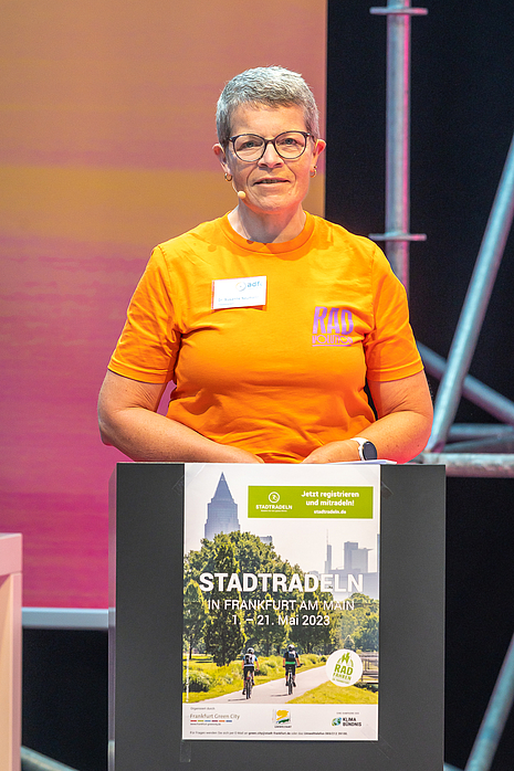 Dr. Susanne Neumann vom ADFC Frankfurt © Umweltamt Frankfurt am Main