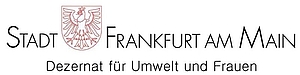 Logo Stadt Frankfurt, Dezernat Umwelt und Frauen © Stadt Frankfurt