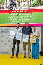 Preisverleihung STADTRADELN 2025, © Stadt Frankfurt, Foto: Eckhard Krumpholz