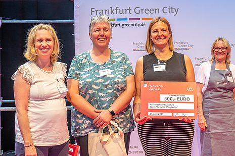 Stefanie Hartlep, Simone Sommerfeldt, Christina Adrian - Kasinoschule© Umweltamt Frankfurt am Main