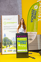 Preisverleihung STADTRADELN 2025, Lisa Spiegel, Betriebliches Gesundheitsmanagement © Stadt Frankfurt, Foto: Eckhard Krumpholz