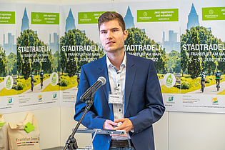 Preisverleihung Stadtradeln Christoph Schneider, ivm © Foto: Eckhard Krumpholz