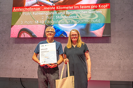 Preisverleihung Stadtradeln 2024, Umweltamt, Foto Eckhard Krumpholz