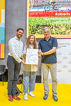 Preisverleihung STADTRADELN 2025, © Stadt Frankfurt, Foto: Eckhard Krumpholz