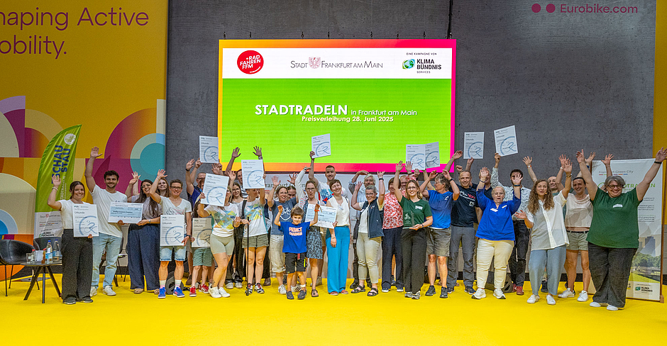 Preisverleihung Stadtradeln 2025 © Umweltamt, Foto: Eckhard Krumpholz